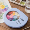 Estojo Aquarela Sólida com 24 Cores e Pincel Azul Yfb01 - Himi
