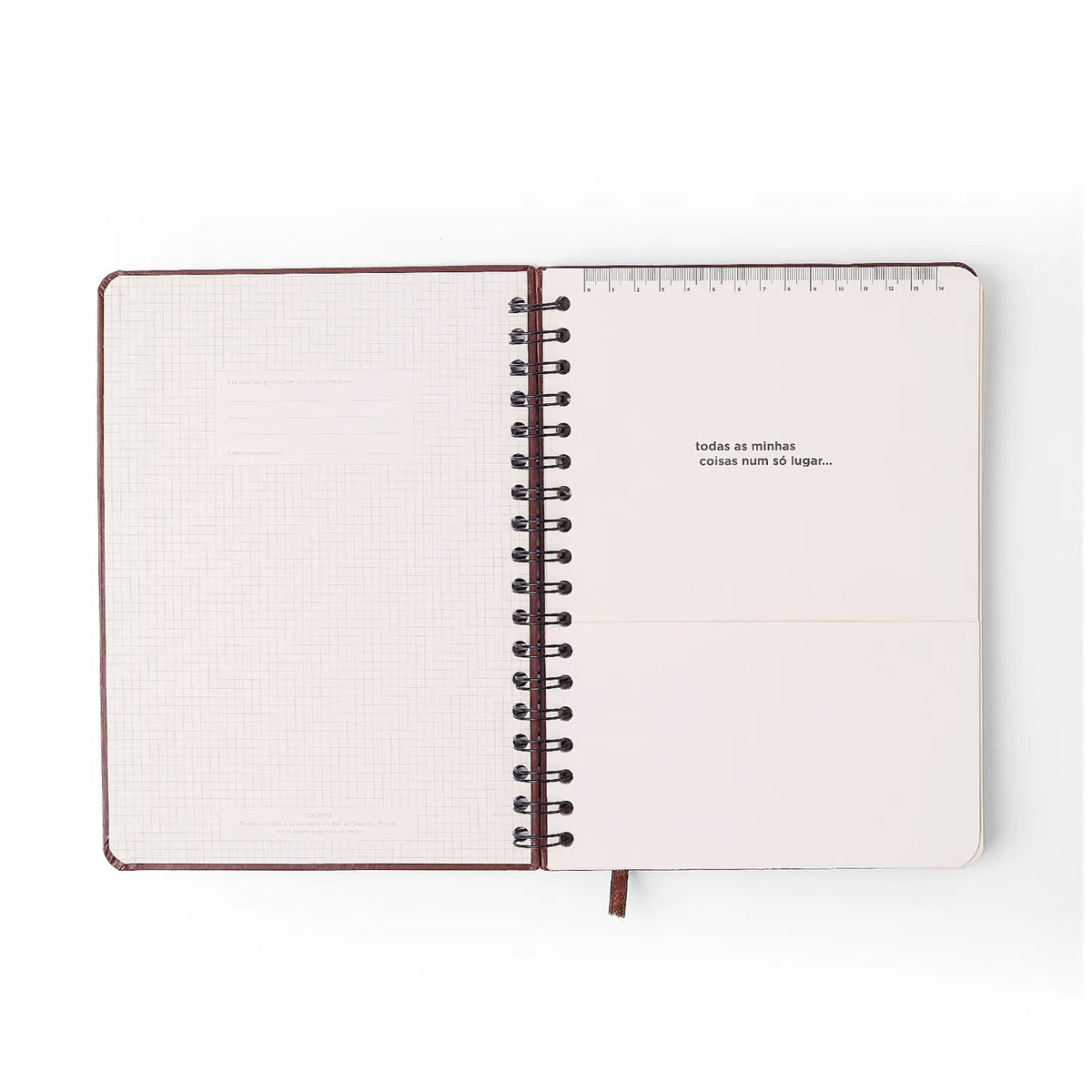 Agenda Planner Wire-o 2027 Petit Semanal Lambreta para Planejamento e Organização - Cícero