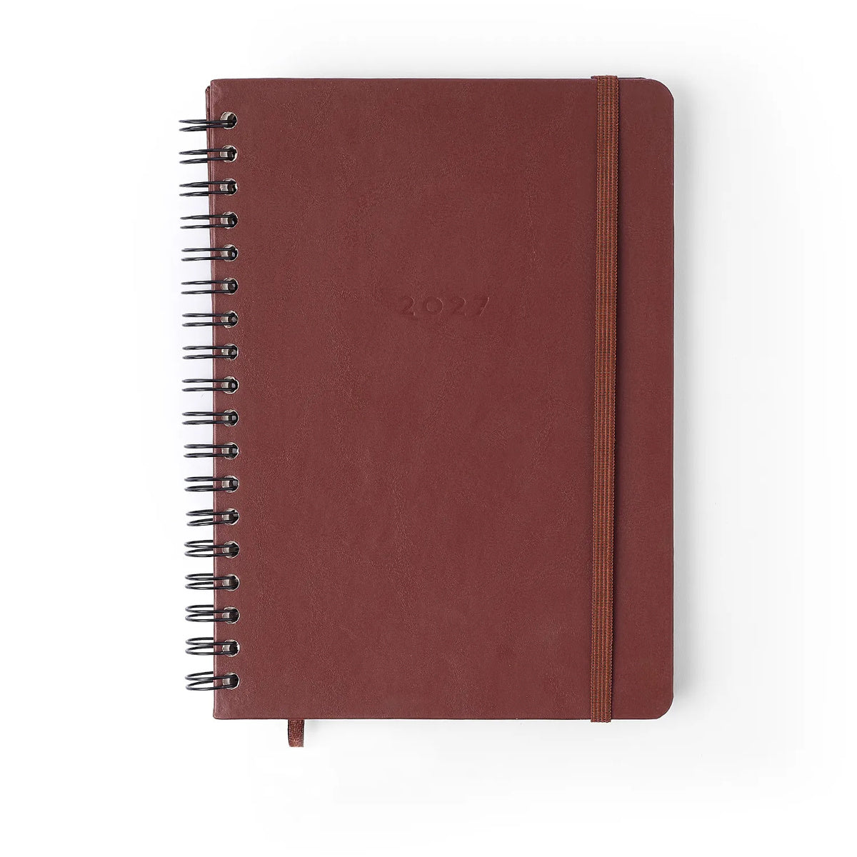 Agenda Planner Wire-o 2027 Clássica Semanal Café para Planejamento e Organização - Cícero