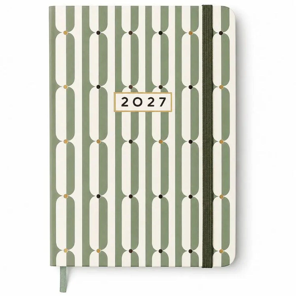 Agenda Planner 2027 Veredas Semanal Verde para Planejamento e Organização - Cícero