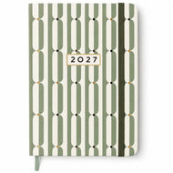 Agenda Planner 2027 Veredas Semanal Verde para Planejamento e Organização - Cícero