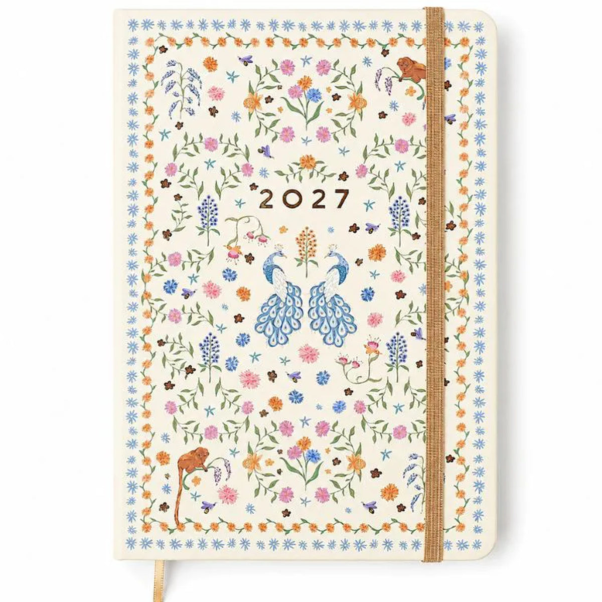 Agenda Planner 2027 Relicário Semanal Realeza Off White para Planejamento e Organização - Cícero