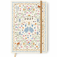Agenda Planner 2027 Relicário Semanal Realeza Off White para Planejamento e Organização - Cícero