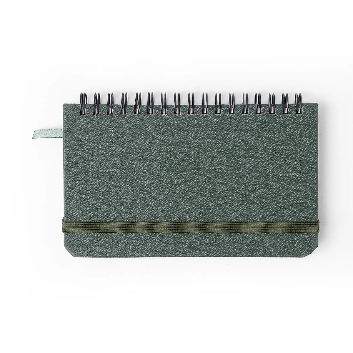 Agenda Planner 2027 Clássica Semanal Verde Oliva para Planejamento e Organização - Cícero