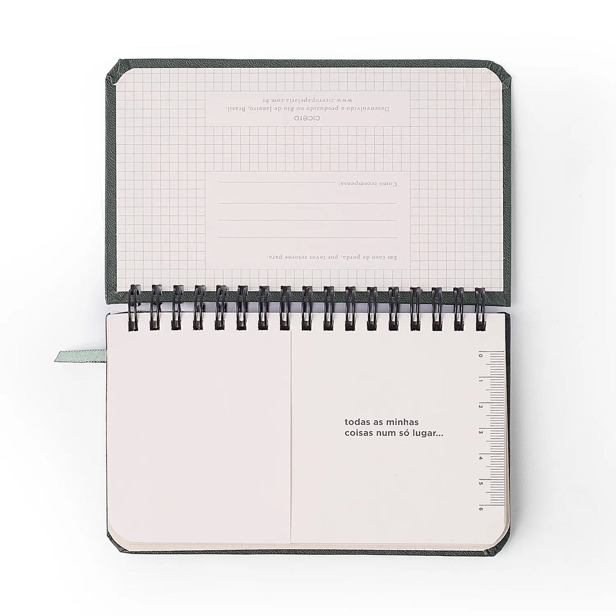 Agenda Planner 2027 Clássica Semanal Verde Oliva para Planejamento e Organização - Cícero