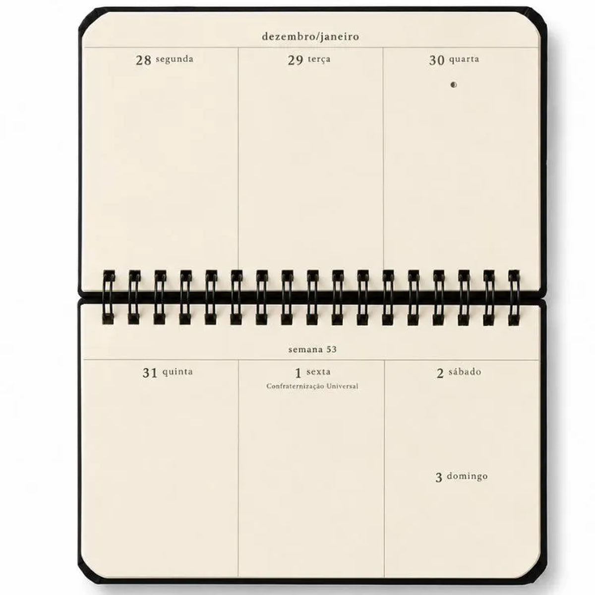 Agenda Planner 2027 Haras Semanal Selaria Off White para Planejamento e Organização - Cícero