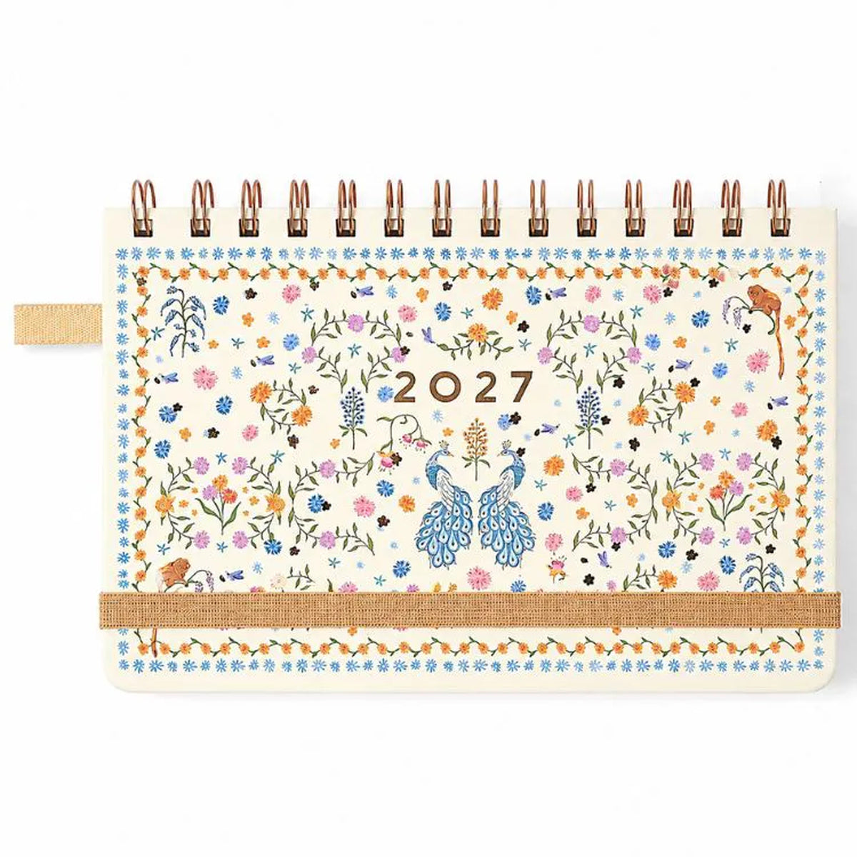 Agenda Planner 2027 Relicário Semanal Realeza Off White para Planejamento e Organização - Cícero