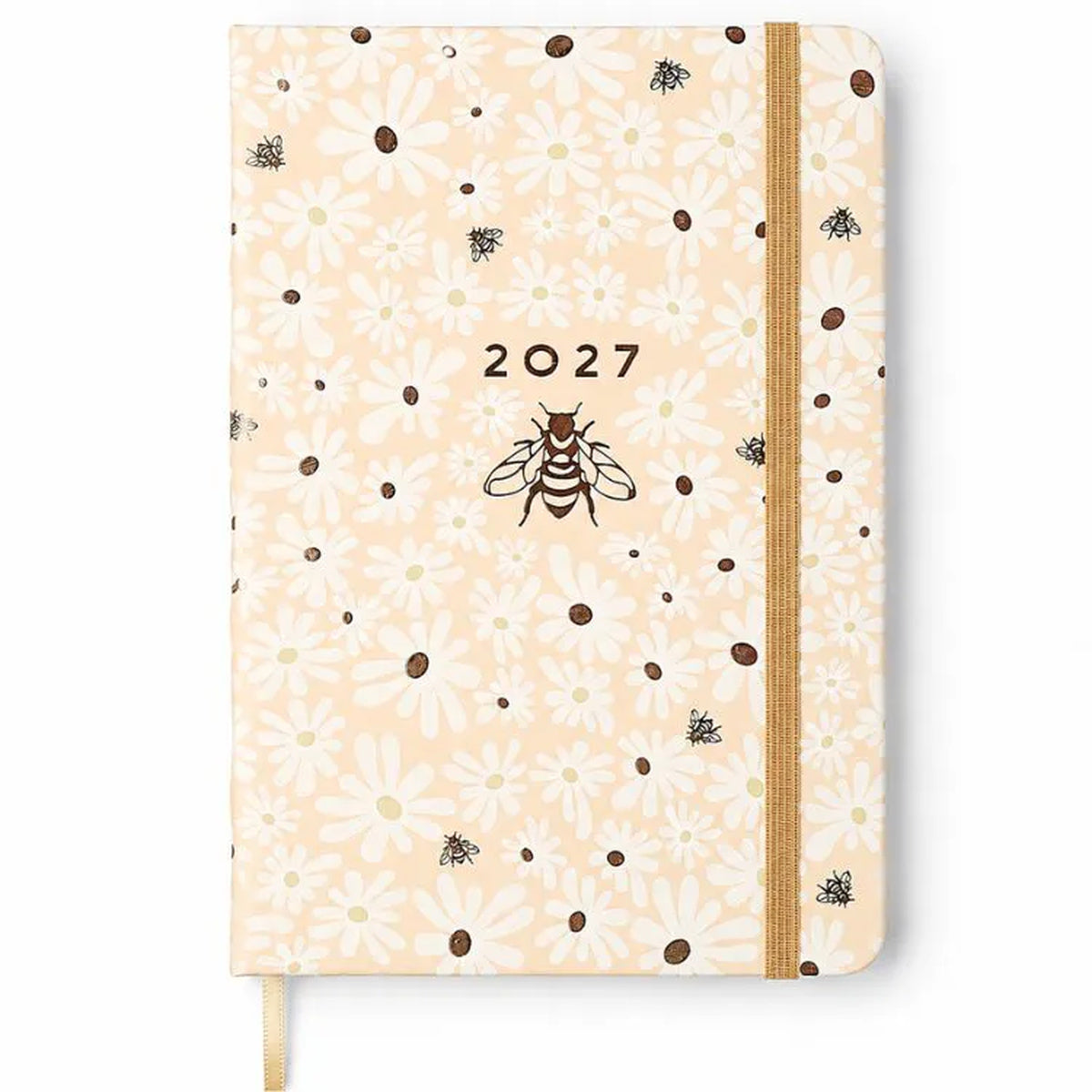 Agenda Planner 2027 Semanal Bloomy Manteiga para Planejamento e Organização - Cícero