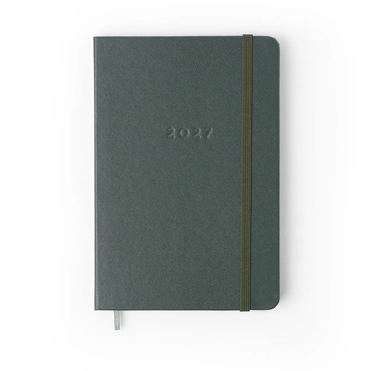 Agenda Planner 2027 Clássica Semanal Verde Oliva para Planejamento e Organização - Cícero