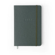Agenda Planner 2027 Clássica Semanal Verde Oliva para Planejamento e Organização - Cícero