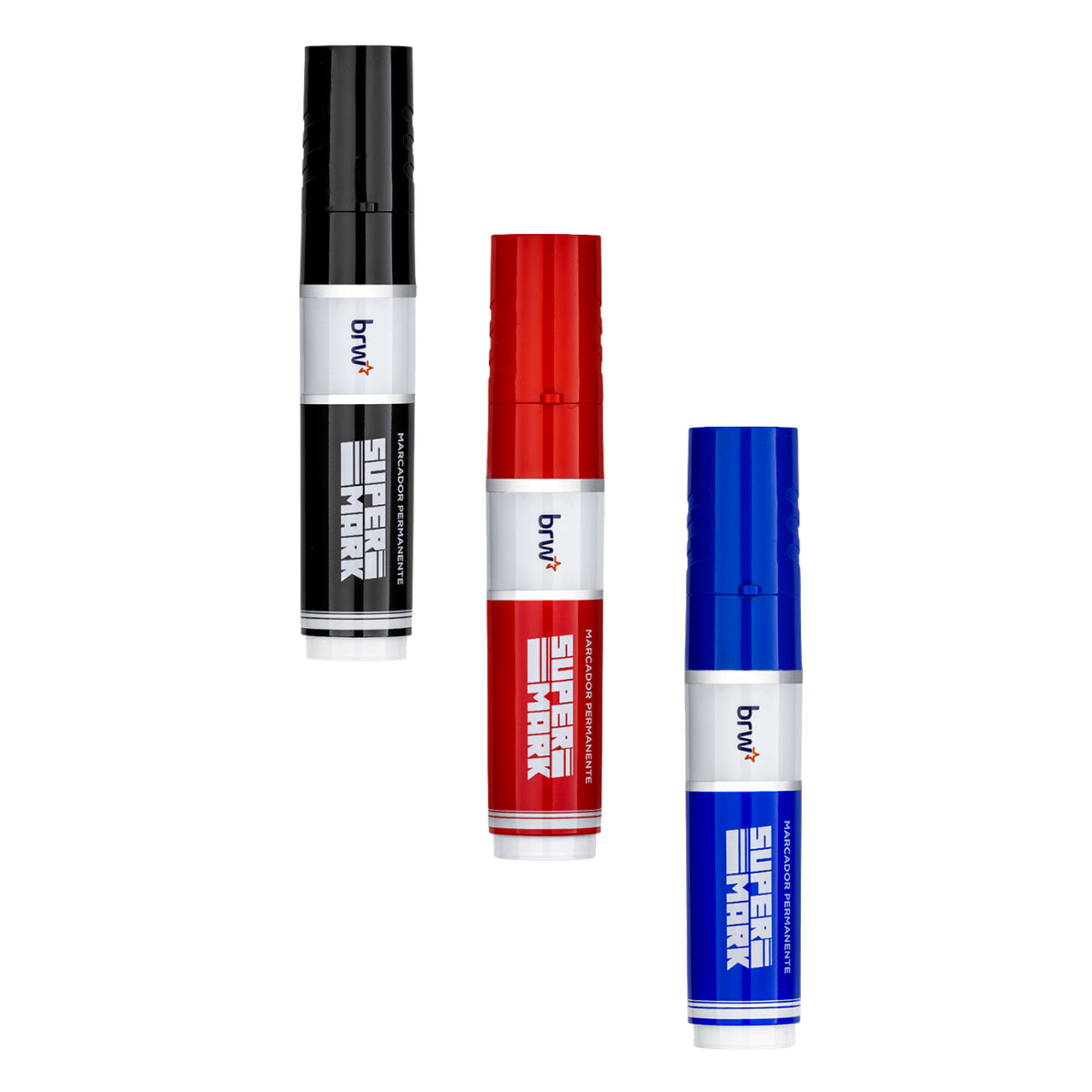 Marcador Permanente Supermark para Desenho e Marcação - Brw