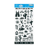 Die Cuts Xilogravura 15x29cm para Scrapbook e Papelaria Criativa Ldc-061 - Litoarte