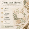Die Cuts Xilogravura 15x29cm para Scrapbook e Papelaria Criativa Ldc-061 - Litoarte