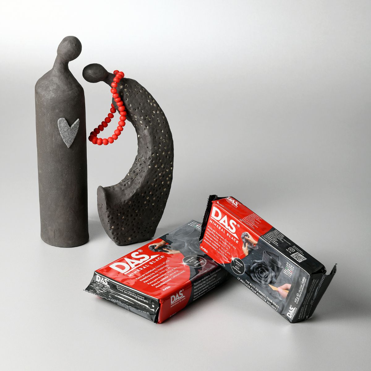 Massa de Modelar Mineral Black Preta Cintilante - DAS