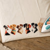 Transfer Têxtil Barra Cachorrinhos 24x7cm para Customização e Artesanato em Tecido Ttb4-176 - Litoarte