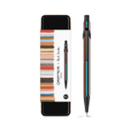 Lapiseira 849 Paul Smith Edição Especial Preta Acetinada 0,5mm com Estojo Metálico - Caran D'ache