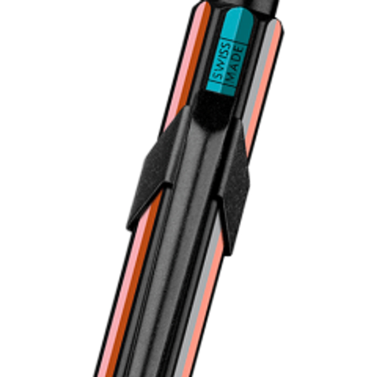 Lapiseira 849 Paul Smith Edição Especial Preta Acetinada 0,5mm com Estojo Metálico - Caran D'ache