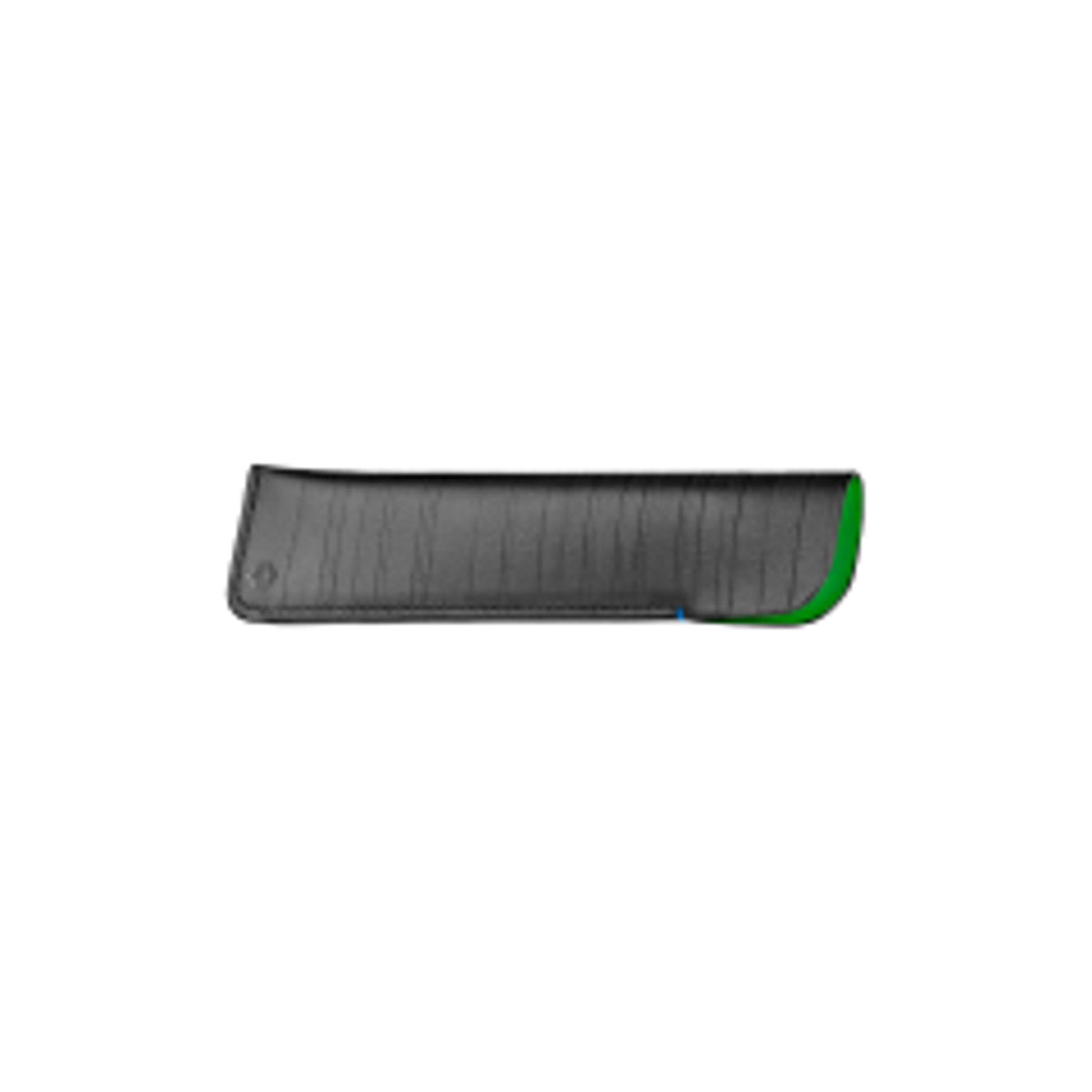 Caneta Esferográfica Ecridor Paul Smith Shadow Stripes Prateada com Estojo de Couro - Caran D'ache