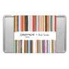 Caneta Esferográfica Ecridor Paul Smith Shadow Stripes Prateada com Estojo de Couro - Caran D'ache