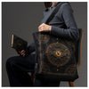Bolsa Tote Bag Paperblanks em Algodão Canvas 38x38x9cm com Bolso Interno Shadows Of Navarre Fourth Wing - Paperblanks
