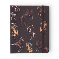 Caderno Criativo Argolado Pautado Haras Alazão 17x24cm 80g/m² com 100 Folhas para Estudos, Projetos e Organização - Cícero