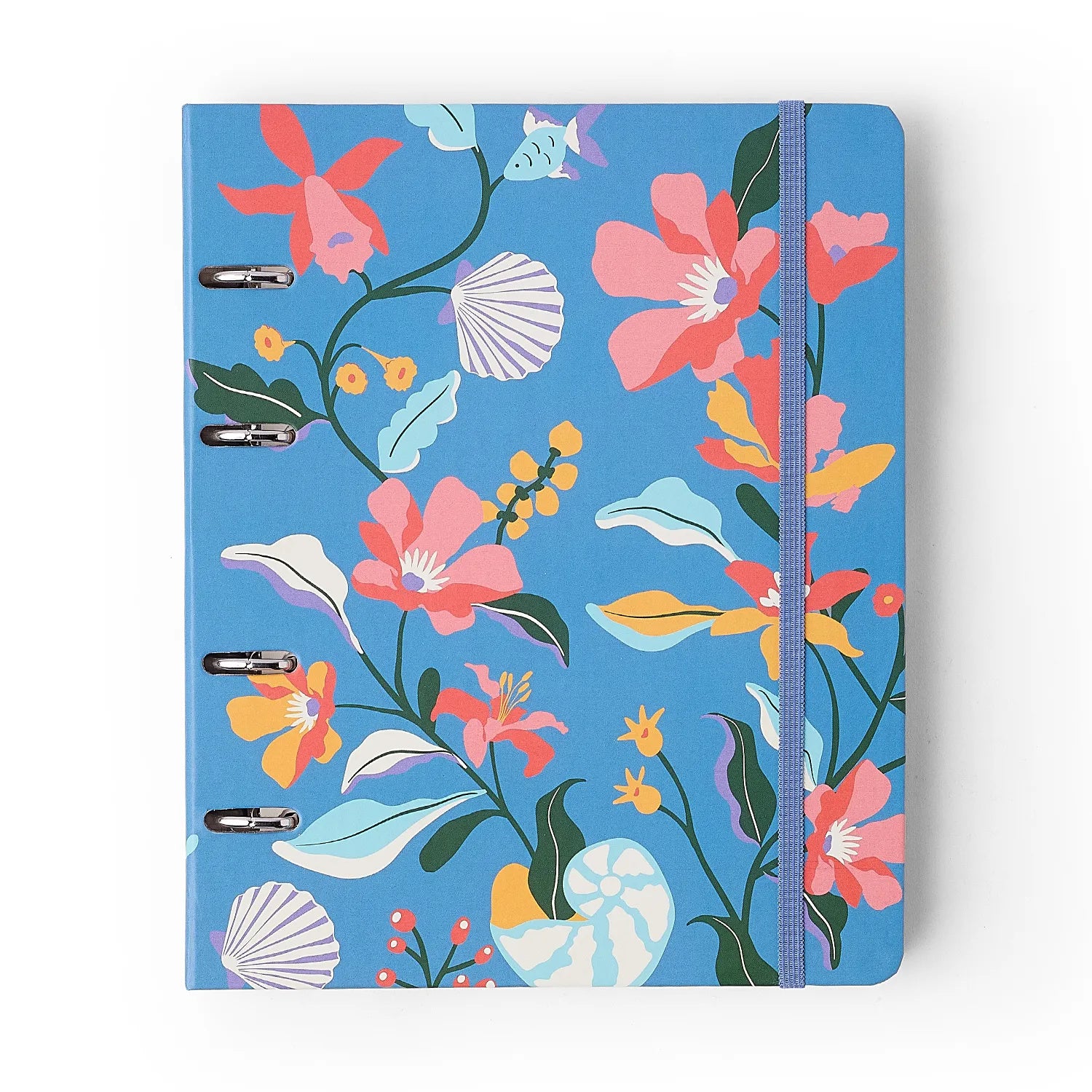 Caderno Criativo Argolado Pautado Noronha Baía do Sancho 17x24cm 80g/m² com 100 Folhas para Estudos, Projetos e Organização - Cícero