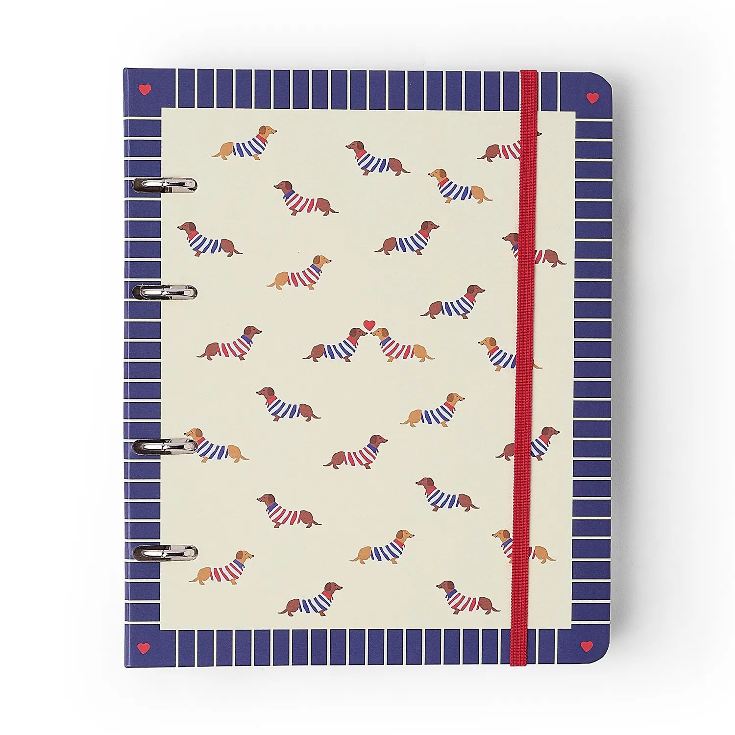 Caderno Criativo Argolado Pautado Petit Moldura 17x24cm 80g/m² com 100 Folhas para Estudos, Projetos e Organização - Cícero