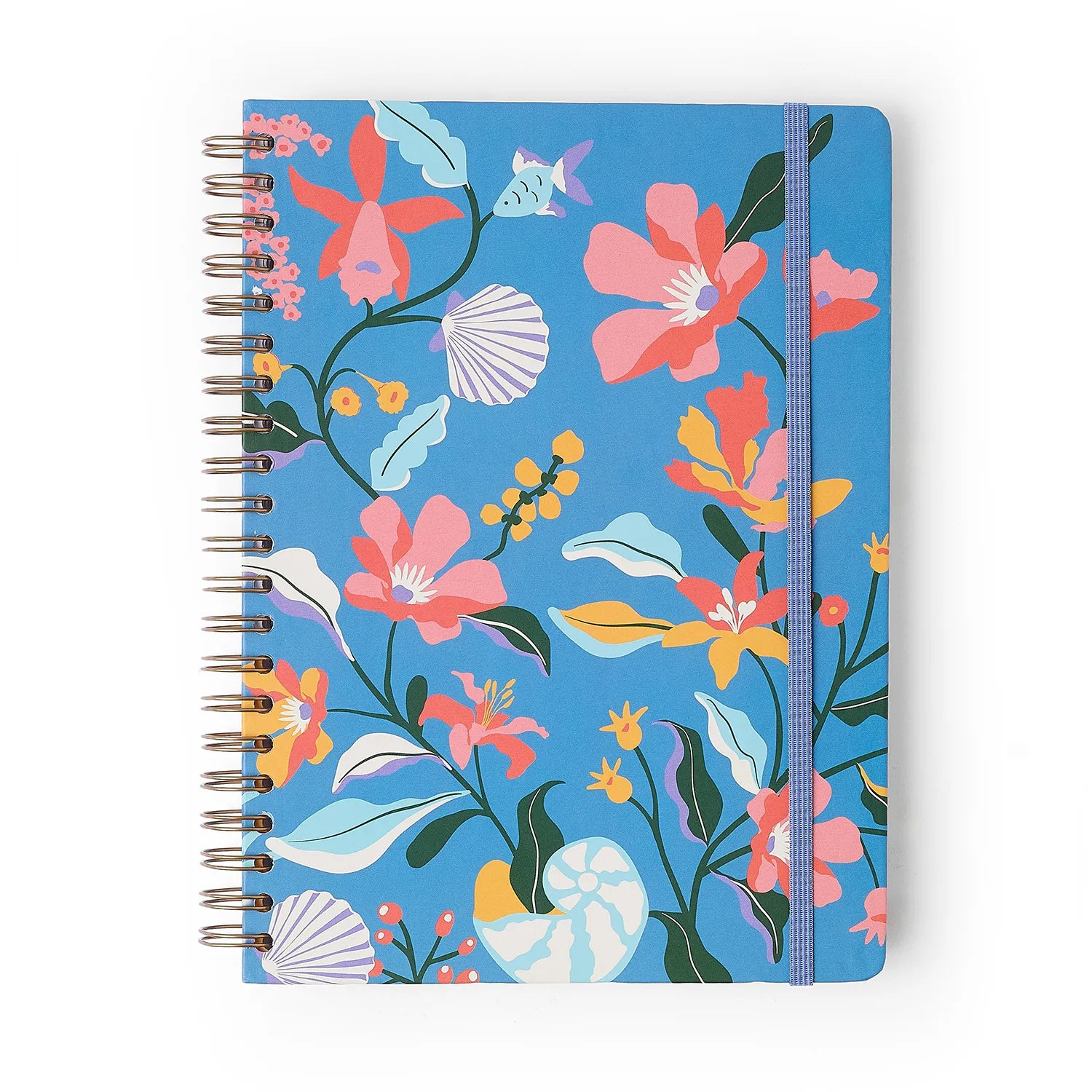 Caderno Espiral Universitário Pautado Noronha Baía do Sancho 20x28cm 63g/m² com 160 Folhas 10 Matérias para Estudos e Anotações - Cícero