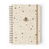 Caderno Espiral Universitário Pautado Melissa Mini Bloomy Manteiga 20x28cm 63g/m² com 160 Folhas 10 Matérias para Estudos e Anotações - Cícero