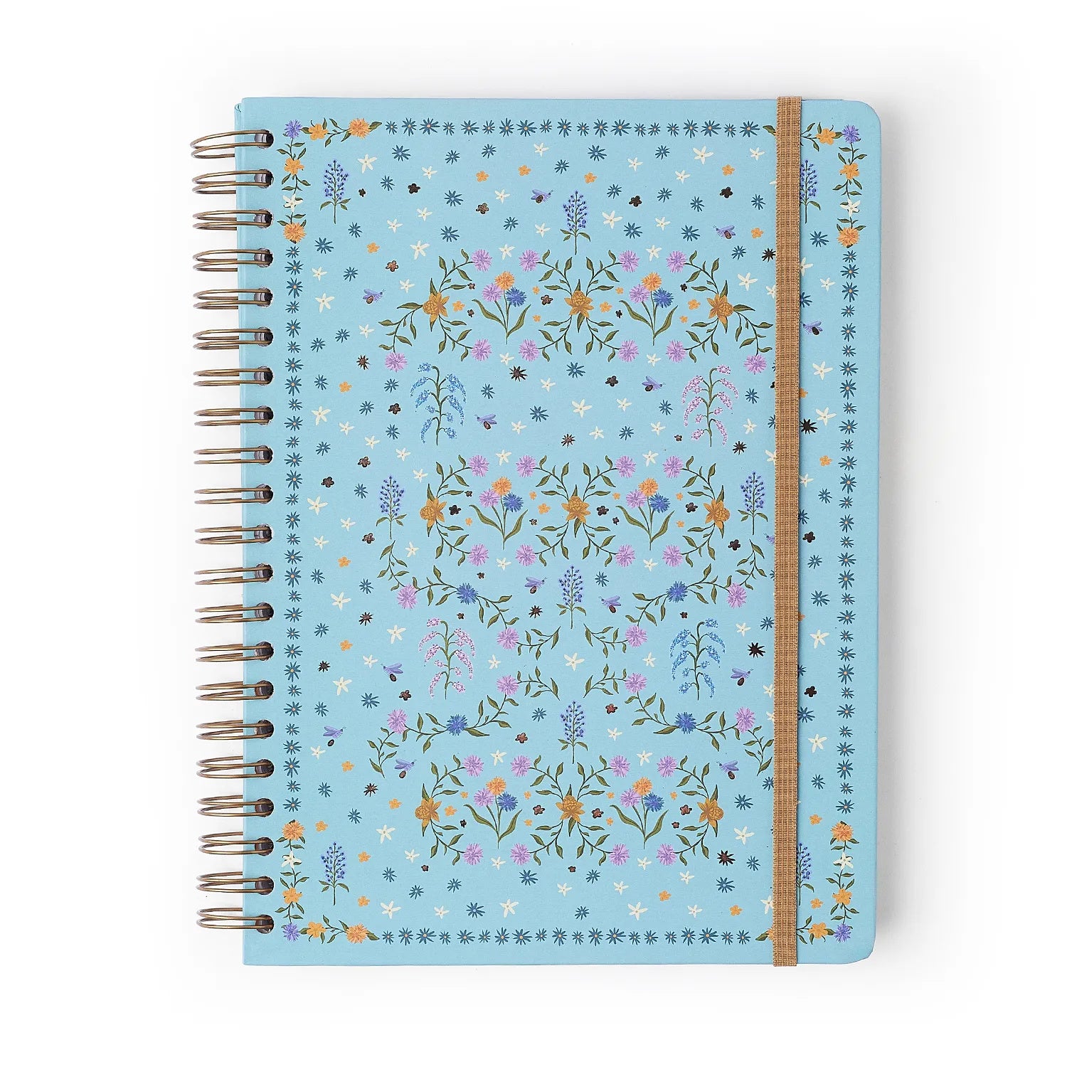 Caderno Espiral Universitário Pautado Relicário Botânica 20x28cm 63g/m² com 160 Folhas 10 Matérias para Estudos e Anotações - Cícero