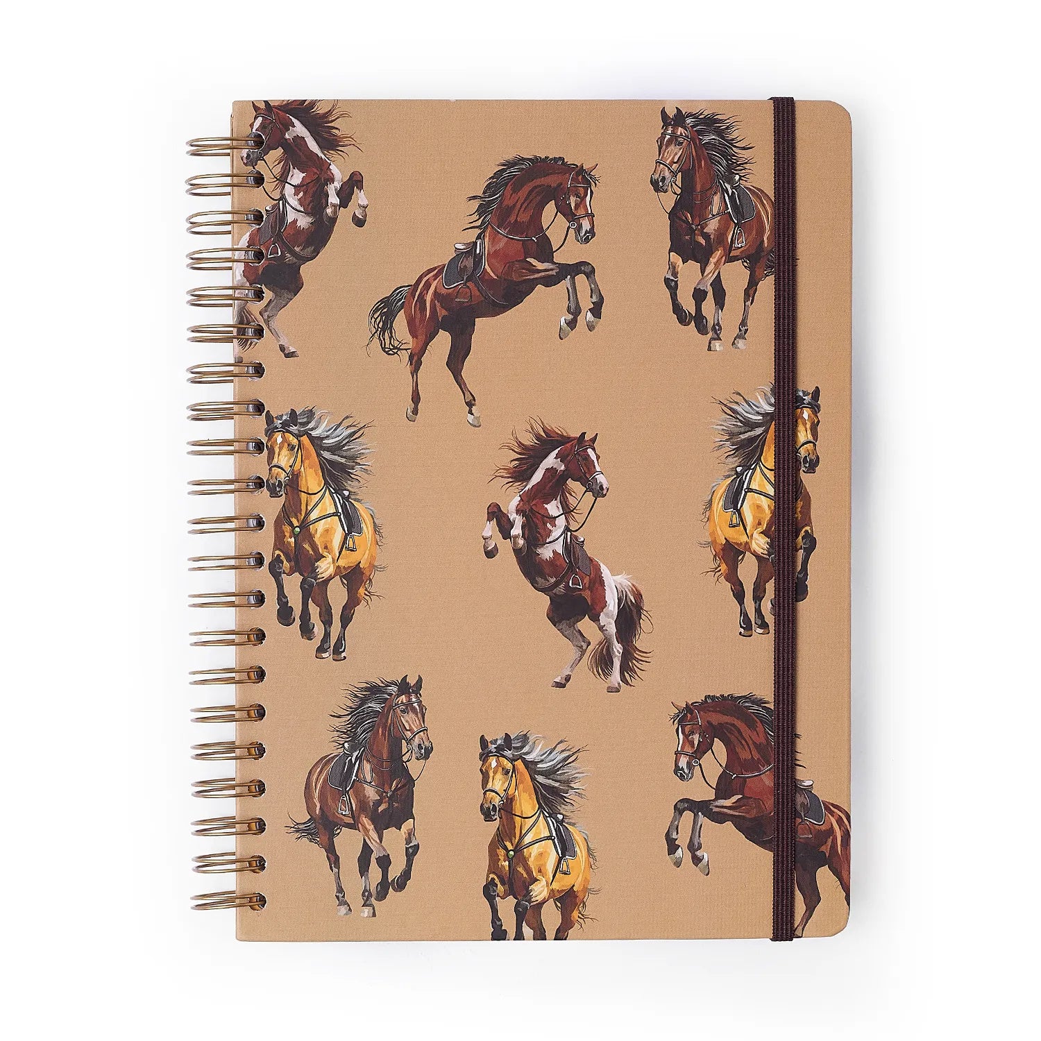 Caderno Espiral Universitário Pautado Haras Puro Sangue 20x28cm 63g/m² com 160 Folhas 10 Matérias para Estudos e Anotações - Cícero