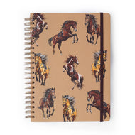 Caderno Espiral Universitário Pautado Haras Puro Sangue 20x28cm 63g/m² com 160 Folhas 10 Matérias para Estudos e Anotações - Cícero