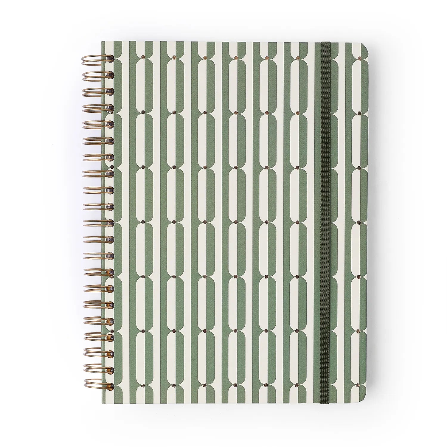 Caderno Espiral Universitário Pautado Veredas Verde 20x28cm 63g/m² com 160 Folhas 10 Matérias para Estudos e Anotações - Cícero