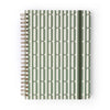 Caderno Espiral Universitário Pautado Veredas Verde 20x28cm 63g/m² com 160 Folhas 10 Matérias para Estudos e Anotações - Cícero