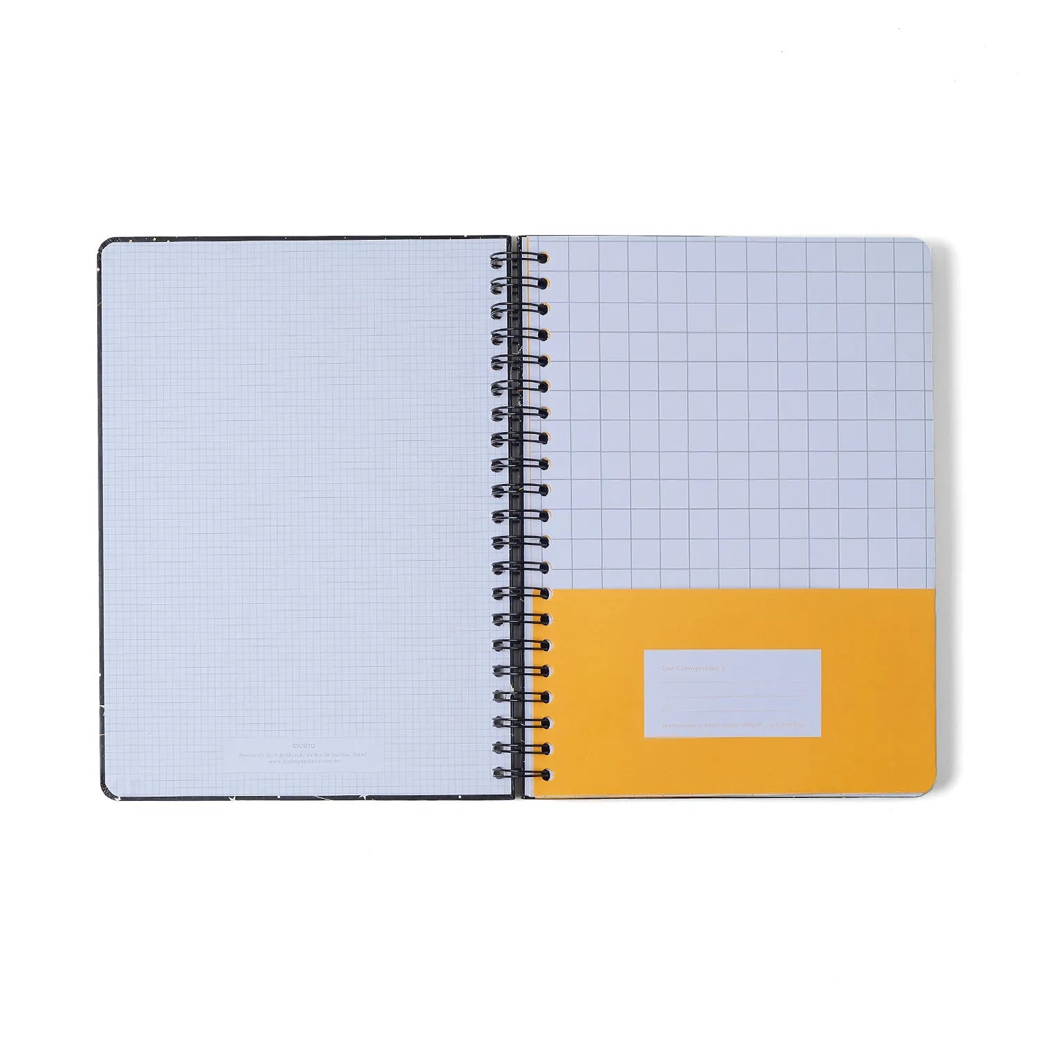 Caderno Espiral Universitário Pautado Veredas Verde 20x28cm 63g/m² com 160 Folhas 10 Matérias para Estudos e Anotações - Cícero