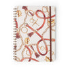 Caderno Espiral Universitário Pautado Haras Selaria Off White 20x28cm 63g/m² com 160 Folhas 10 Matérias para Estudos e Anotações - Cícero