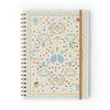Caderno Espiral Universitário Pautado Relicário Realeza Off White 20x28cm 63g/m² com 160 Folhas 10 Matérias para Estudos e Anotações - Cícero