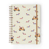 Caderno Espiral Universitário Pautado Petit Lambreta 20x28cm 63g/m² com 160 Folhas 10 Matérias para Estudos e Anotações - Cícero