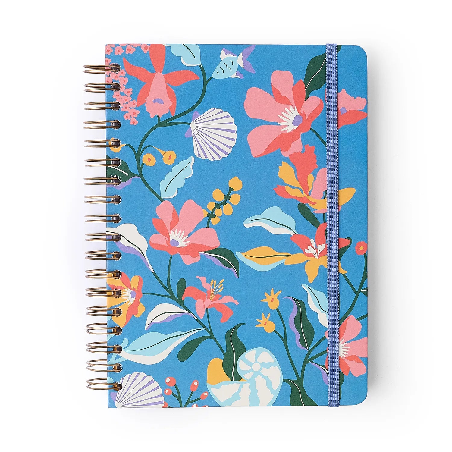 Caderno Espiral Colegial Pautado Noronha Baía do Sancho 17,3x24cm 63g/m² com 160 Folhas 10 Matérias para Estudos e Anotações - Cícero