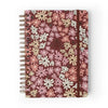 Caderno Espiral Colegial Pautado Melissa Mini Bloomy Chocolate 17,3x24cm 63g/m² com 160 Folhas 10 Matérias para Estudos e Anotações - Cícero