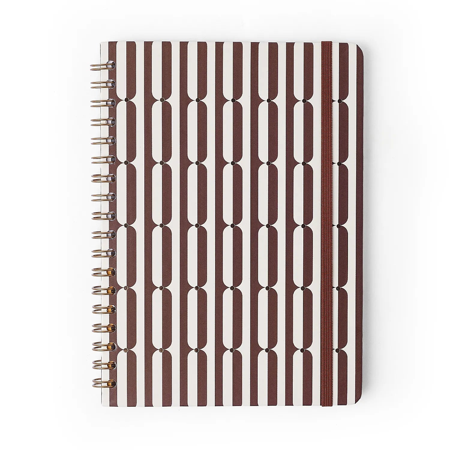 Caderno Espiral Colegial Pautado Veredas Marrom 17,3x24cm 75g/m² com 80 Folhas para Estudos e Anotações - Cícero