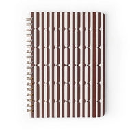 Caderno Espiral Colegial Pautado Veredas Marrom 17,3x24cm 75g/m² com 80 Folhas para Estudos e Anotações - Cícero