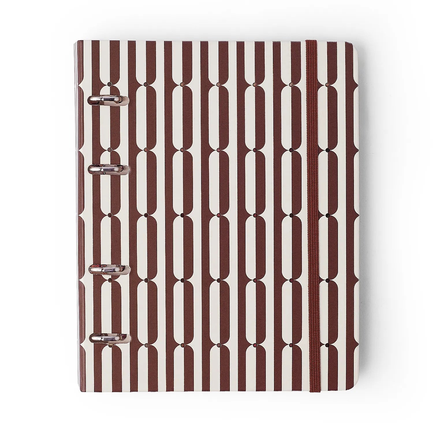 Caderno Criativo Argolado Office Duo Veredas Marrom A5 80g/m² com 80 Folhas para Anotações, Planejamento e Organização - Cícero