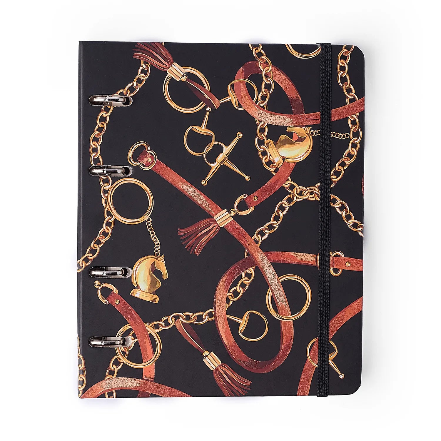 Caderno Criativo Argolado Office Duo Haras Selaria Preto A5 80g/m² com 80 Folhas para Anotações, Planejamento e Organização - Cícero