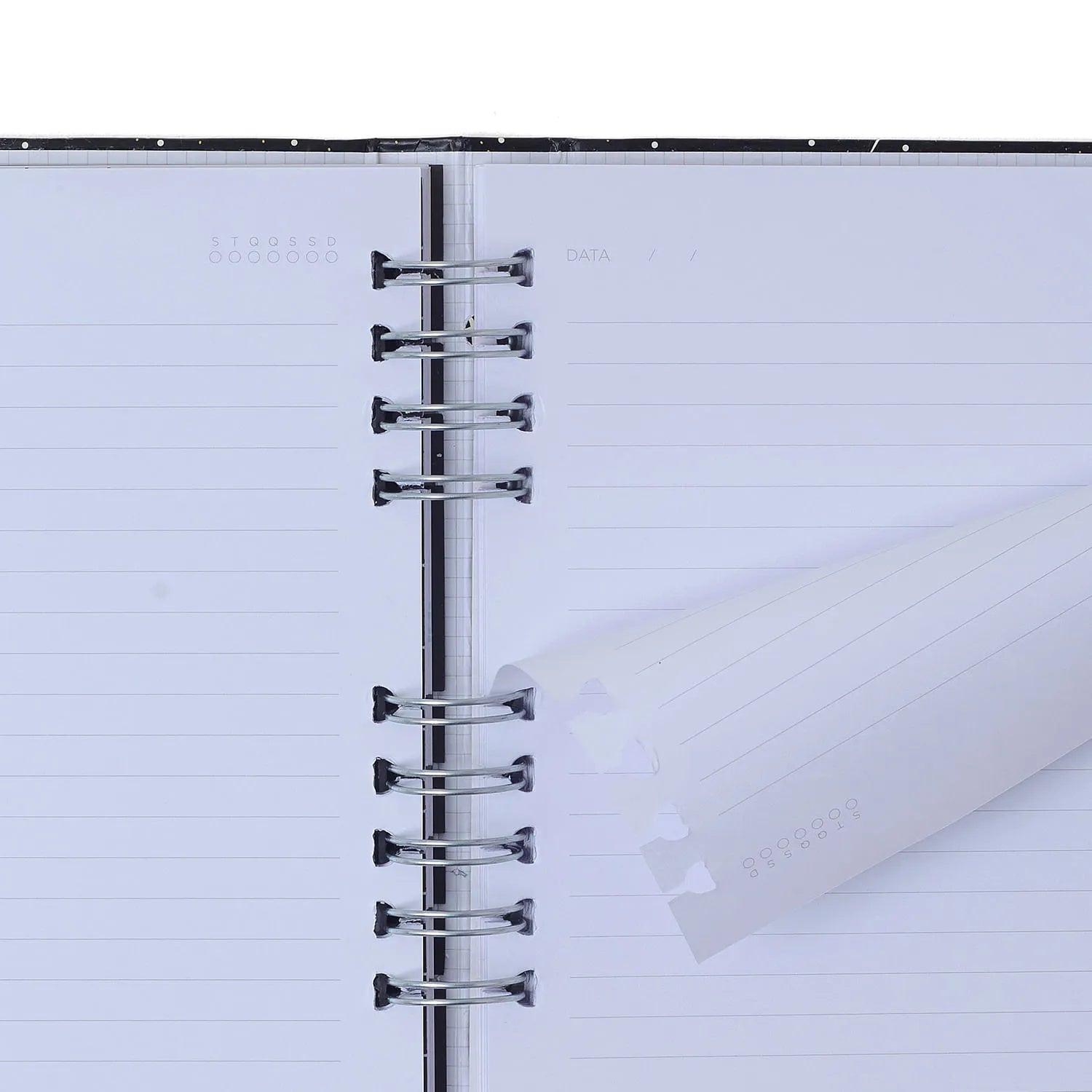 Caderno Organizador Pautado e Pontado Veredas Verde 17x24cm 90g/m² com 90 Folhas para Estudos, Projetos e Organização - Cícero