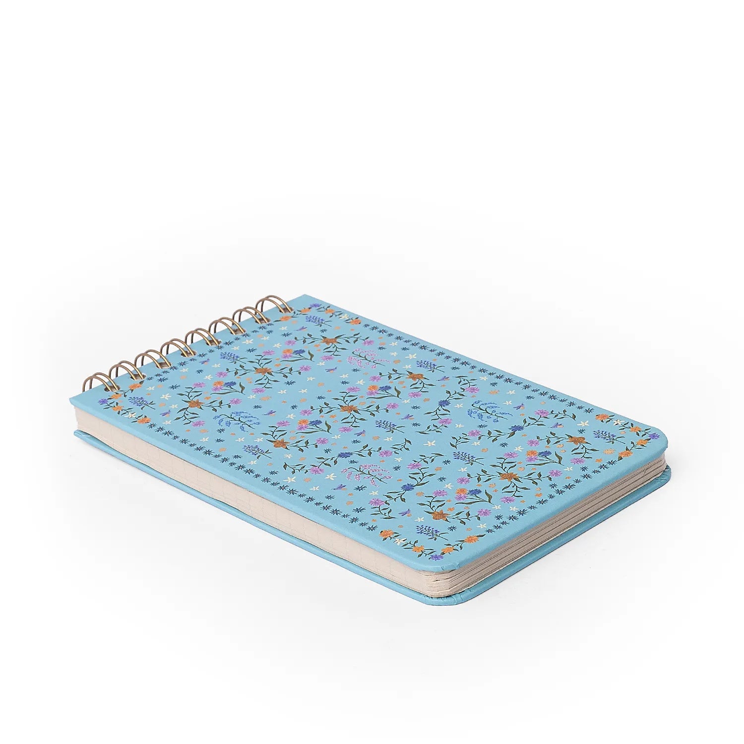 Bloco Wire-o Pautado Relicário Botânica 12x20cm 80g/m² com 80 Páginas para Anotações e Organização - Cícero