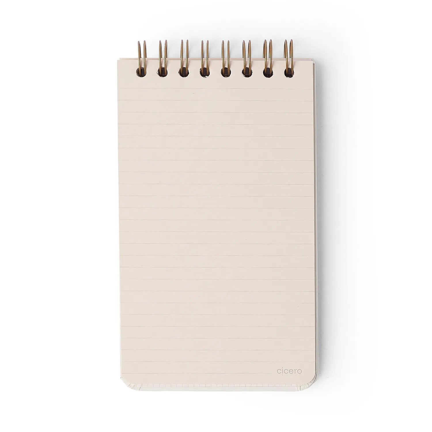 Bloco Wire-o Pautado Noronha Pérola do Mar 12x20cm 80g/m² com 80 Páginas para Anotações e Organização - Cícero
