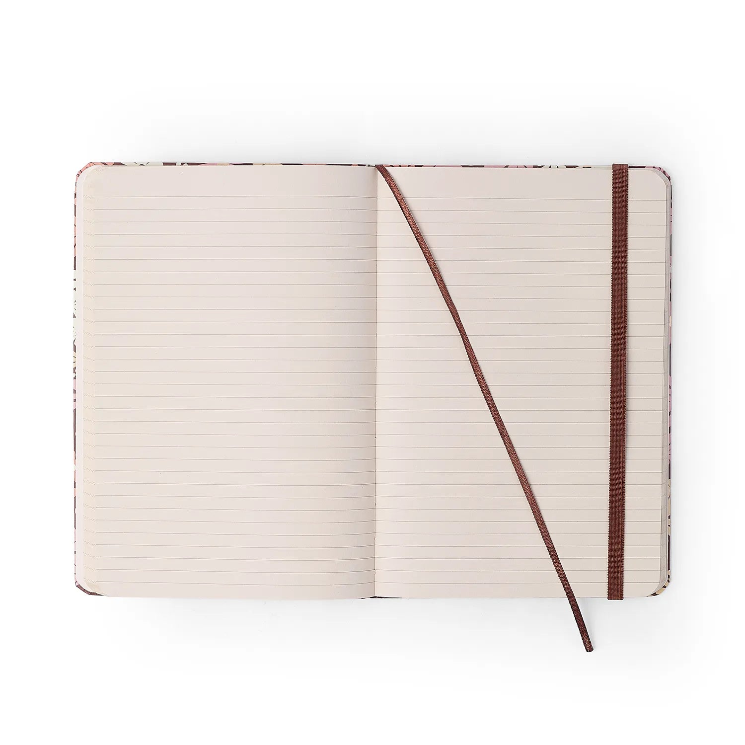 Caderneta Pautada Melissa Mini Bloomy Chocolate 14x21cm 80g/m² com 160 Páginas para Anotações e Organização - Cícero