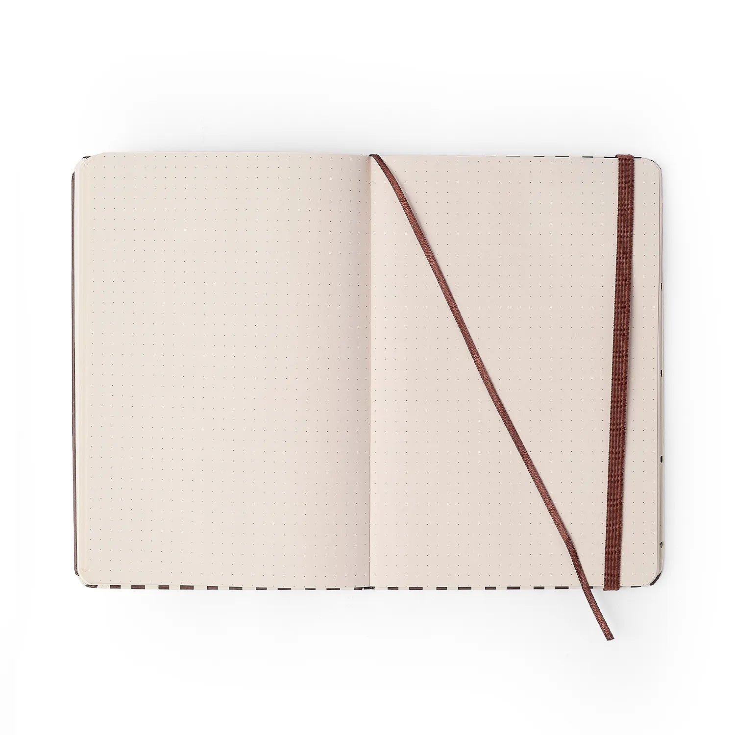 Caderneta Pontada Veredas Marrom 14x21cm 80g/m² com 160 Páginas para Bullet Journal e Organização - Cícero