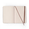 Caderneta Pontada Veredas Marrom 14x21cm 80g/m² com 160 Páginas para Bullet Journal e Organização - Cícero